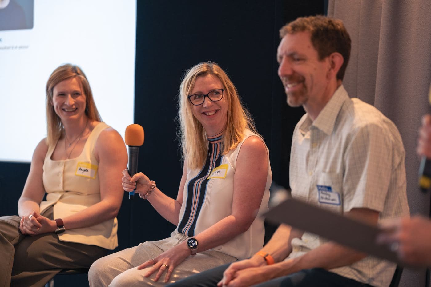 The Event 02 panel, mid-discussion